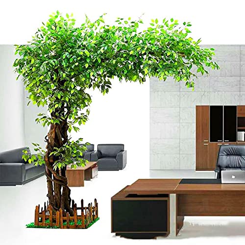 Artificial Green Banyan Trees, Ficus Tree Artificial, Faux Ficus Tree, Artificial Ficus Tree, Simulation Banyan Tree Ficus Tree, Wishing Tree, Artificial Tree for Ho 1.8x1.5m/5.9x4.9ft von Generic