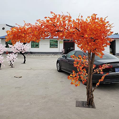Artificial Japanese Maple Tree, Simulation Maple Tree, Wishing Tree, Artificial Plant for Outside Fall Decor, Fake Autumn Tree 2x1.5m/6.6x4.9ft von Generic