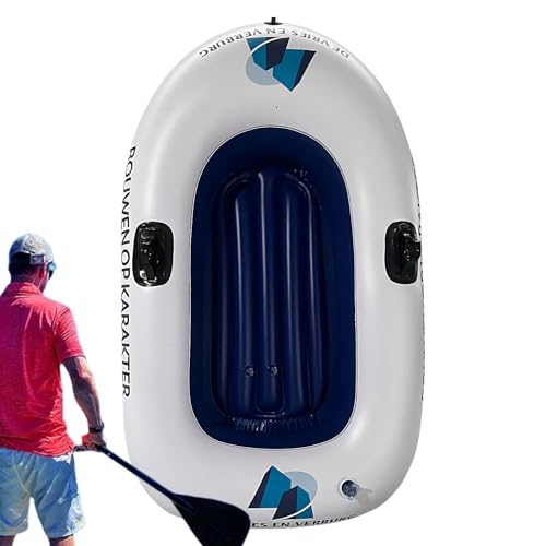 Aufblasbare Boote für Erwachsene, aufblasbare Fischschwimmer | Tragbare Pool Reit-ons Schwimmer Kajak Erwachsene See Flussufer Reisen von Generic