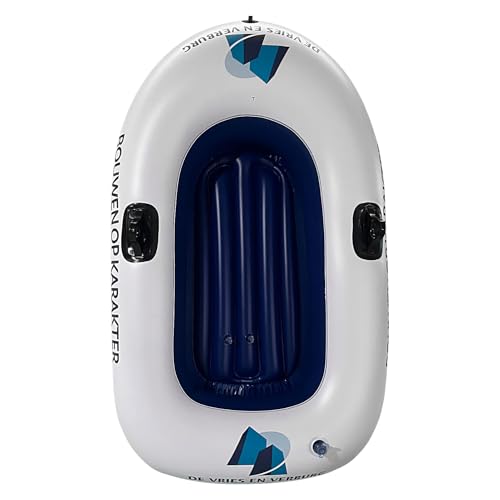 Aufblasbares Boot - Aufblasbares Fischerboot | Aufblasbares Boot Set | Aufblasbares Fischerboot | Schwimmbad See Float Floß | Tragbares leichtes Kajak Floß Pool für Erwachsene Fluss Reise See Wasser von Generic
