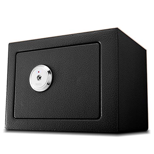 BIANBIANBH Einzelschlüssel-Haustresor, Schließfach, digitaler Safe, Sicherheitsbox aus Stahl, für den Büro- oder Heimgebrauch, Wand- oder Bodenmontage (Farbe: Schwarz) von Generic