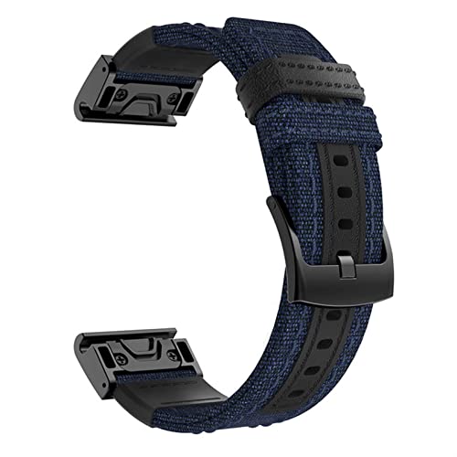 BIANBIANBH Nylon Quick Fit Armband für Fenix ​​7X 7 6X 6 5X 5 Plus 3 3 HR Forerunner 935 945 Smart Watch 22 26mm Easyfit Armband von Generic