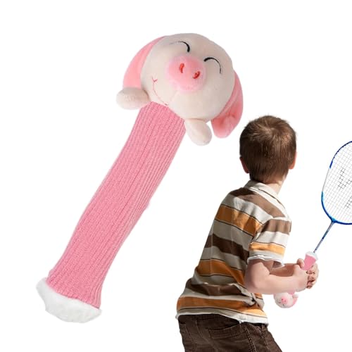 Badmintonschläger Griffe, Tennisschläger Griffschutz, dekorativer Tier-Badminton-Griffschutz für Tennisbegeisterte, Erwachsene, Kinder von Generic
