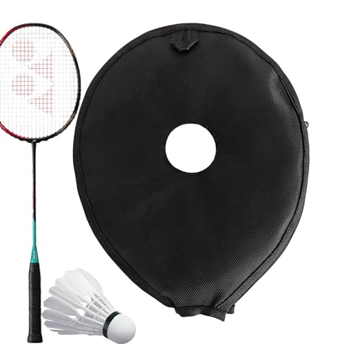 Badmintonschläger-Kopfbedeckung – 2 Stück Badminton-Widerstandsabdeckung aus Oxford-Stoff | Effektive Trainingsschläger-Schutzhüllen, Badminton-Schutzausrüstung für den Innen- und Außenbereich von Generic