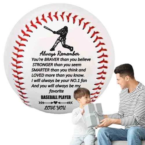 Baseball-Geburtstagsparty-Geschenke,Baseball-Geschenke für Kinder - Gravierter Segens-Baseball 9 Zoll | Baseball-Auszeichnung, Jubiläumsandenken, Partygeschenk, Saisongeschenk von Generic