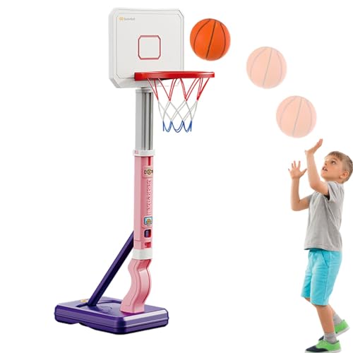 Basketballkorb, tragbarer Basketballkorb | Verstellbarer Basketballkorb - Tragbarer Basketballkorb-Tor-Pool-Basketballkorb für Kinder/Jugendliche/Erwachsene von Generic