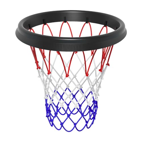 Basketballnetz – Basketballkorbnetz-Ersatz für den Außenbereich, tragbare, abnehmbare Basketballnetze für den Außenbereich – robuster Basketballkorb-Netzersatz, professionelles Basketballnetz für Bask von Generic