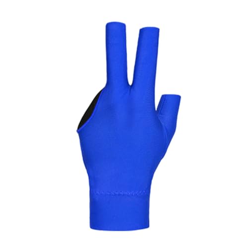 Billardhandschuhe für Damen,Professionelle Poolhandschuhe Billard | Pool-Drei-Finger-Handschuhe - Professionelle Billardhandschuhe, atmungsaktiv, elastisch, rutschfest, absorbieren Schweiß, universell von Generic