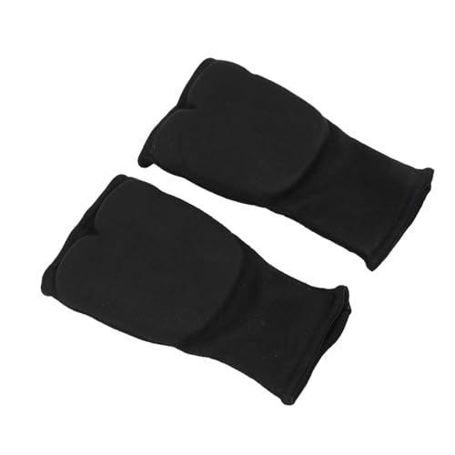 Boxhandbandagen, Elastische Gepolsterte Kickbox-Innenhandschuhe, Atmungsaktiv, für Kampfsport für Frauen (Black) von Generic