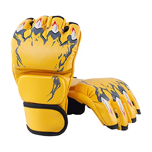 Boxhandschuhe MMA Handschuhe Halbfinger Handschuhe Kickboxhandschuhe mit Offener Handfläche Und Starker Naht für Am Boxsack Und Grapplin, Boxhandschuhe MMA Handschuhe Halbfinger Handschuhe Kickboxhandschuhe mit Offener Handfläche Und Starker Naht für Am Boxsack Und Grapplin, von Generic