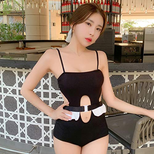 CLSDRZC Frauen Strand EIN Stück Push Up Badeanzug Plus Größe Kleidung Koreanische Sling von Generic