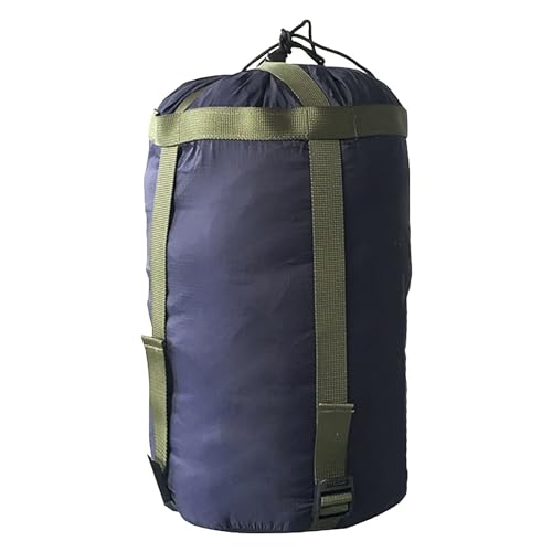 Camping-Schlafsack, 34-Jahreszeiten-Schlafsack für Outdoor-Wanderungen, Rucksackreisen, perfekt für Reisen, leichte, Schlafsäcke mit Umschlag für Erwachsene und Mädchen (Dark Blue, One Size) von Generic