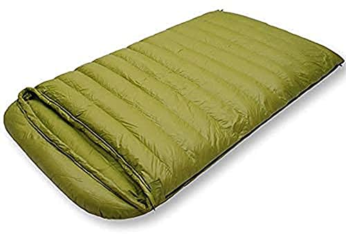 Camping-Schlafsäcke, Outdoor-Schlafsack, Gänsedaunen-Schlafsäcke für Erwachsene, Camping, ultraleichter Doppelschlafsack, Wandern für den Winter, 800 g von Generic