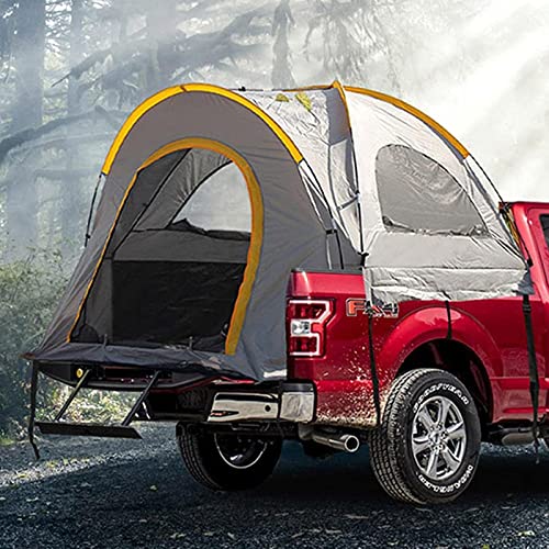 Campingzelt, LKW-Bettzelt mit automatischer Einrichtung – Pickup-Truck-Campingzelte für 5,5-Fuß-Betten für Outdoor-Camping-Wanderzubehör, wetterfestes 210D-Oxford-Gewebe + Glasfase von Generic