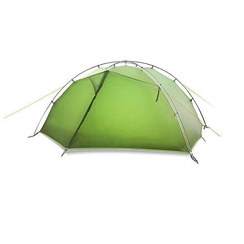 Campingzelt, Zelt 2 s, Wind- und regensicheres Campingzelt, 15D-Silikon, für Outdoor-Wanderungen, Reisezelt von Generic