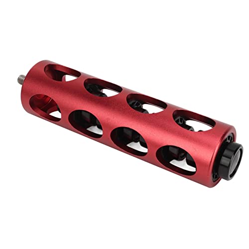 Compoundbogen-Stabilisator, Bogenstabilisator aus Aluminiumlegierung, Hohl, 6 Zoll, für Compoundbogen-Zubehör (Rot) von Generic