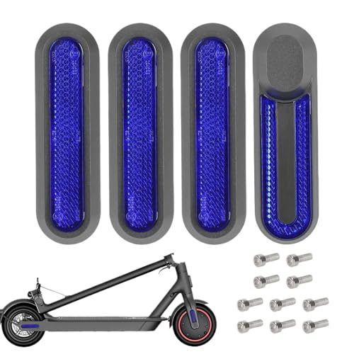 Dekorative Abdeckung hinten des Scooters, hintere Seitenradabdeckung des Scooters | Schutzabdeckung fest und hinten, Modifikation des Elektrorollers, wasserdicht für den von Generic