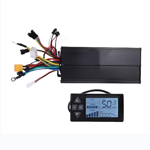 Elektrofahrradcontroller -Anzeigekit, LCD -Display und 36V 48 V 52V 35A 3 Modus Bürstenloser Motor Controller für 1000 W 1500W Motor von Generic