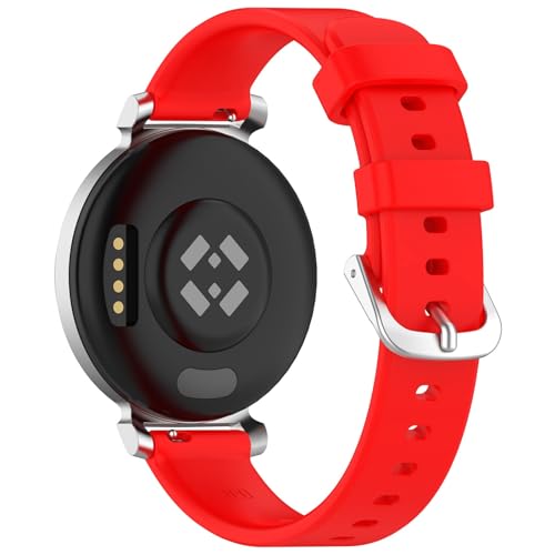 Ersatz Uhrenarmbänder Kompatibel mit Garmin Lily 2 Silikonband, 14mm Watch Band, 2 Stück Schweiß Wasserdicht Weiche Silikon Sport Smartwatch Armbänder (14MM,1 Stück E) von Generic