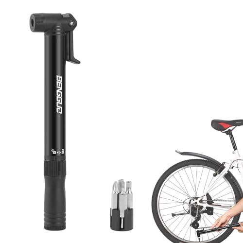 Fahrradluftpumpe, Luftpumpe für Fahrrad,Fahrrad-Standpumpe mit Hochdruck 80 Psi | Rennrad-Reifenpumpe, Outdoor-Fahrradzubehör, Fahrradzubehör für Citybike von Generic