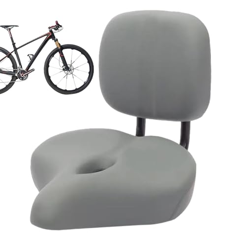 Fahrradsattel mit breiter Rückenlehne, stoßdämpfender Memory-Schaum für Rückenstütze, Komfort in den Bergen, Langstreckenradfahren, Rennrad, 2150 g Fahrradsattel mit breiter Rückenlehne, stoßdämpfender Memory-Schaum für Rückenstütze, Komfort in den Bergen, Langstreckenradfahren, Rennrad, 2150 g von Generic