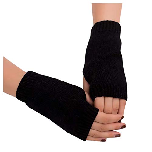 Fingerlose Handschuhe Armwärmer Armstulpen Ärmlinge Arm Lange Mädchen Handschuhe Elastische Halbfinger Handschuhe für Frauen Mädchen von Generic