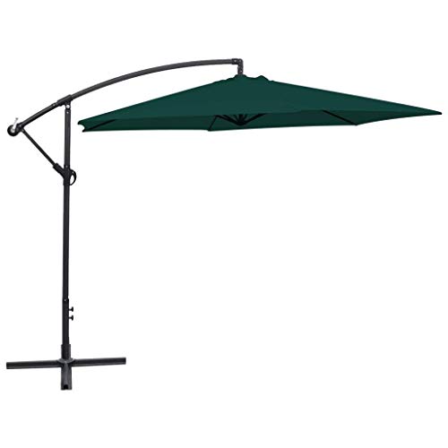 Freitragender Regenschirm, 3 m, Blau, für den Außenbereich, Garten, Hängesonnenschirm, Sonnenschirm, Sonnenschirm für den Außenbereich von Generic