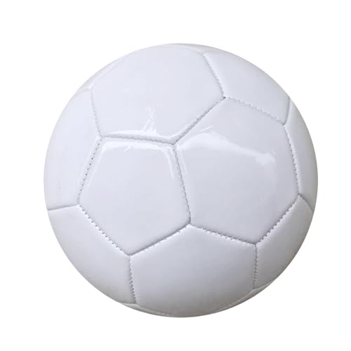Fußball, klassische Bälle, stilvolle, weiße, einfarbige Fußballbälle, weißer Fußball mit einzigartigem Graffiti-Design, perfekt für Eltern-Kind-Bindung und Freundschaften von Generic