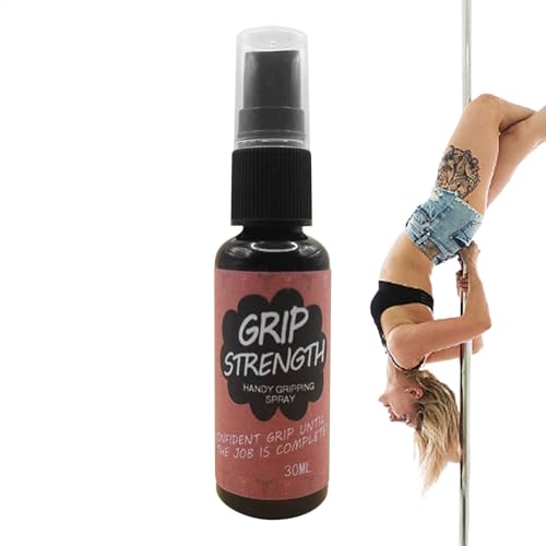 Fußball-Griffspray – Verbessertes Anti-Rutsch-Spray für Schläger, fester Griff für Basketball, Handgriffspray, klebrige Lösung für Tennis, Golf, Gewichtheben und Gymnastik von Generic