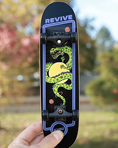 Braille x Revive Dragon Handskate Handboard/Hand Board 11" Deck Braille Skateboarding - Skateboard für die Hände + Vamos Sticker von Generic