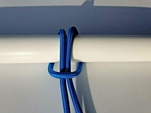 Generic GUMMISEIL Expanderseil Planenseil elastisches Seil ø 4mm 25 M blau von Generic
