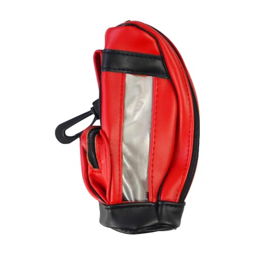 Generic Golfballtasche, wasserdichte PU-Golftasche für Männer mit Reißverschluss | Mini-Golfballtasche, tragbare Golfball-Aufbewahrung für Jungen, Mädchen und von Generic