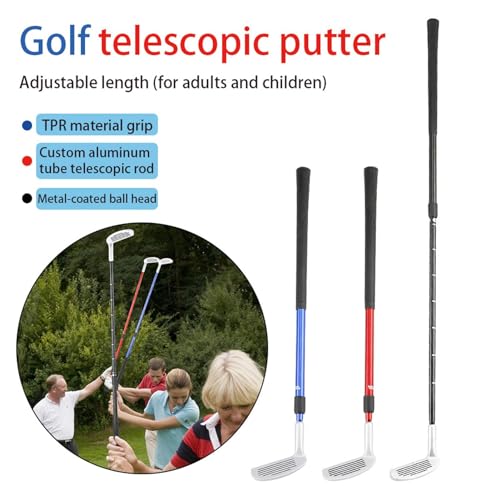 Generic Golfschläger-Set - Mini-Putter-Golf-Set mit Verstellbarer Höhe,Tragbare Coole Golfgeschenke und Zubehör für Kinder, Jugendliche, Jugendliche und Erwachsene von Generic