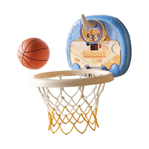 Generic Mini-Basketballkorb-Set, Basketballbrett, Familienspiele, höhenverstellbar für Geburtstagsgeschenke, Hunde von Generic