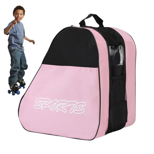 Generic Rollschuh-Tasche – Inline-Skate-Tragetasche für Rollschuhlaufen, tragbarer Sport-Skate-Rucksack, Reisetasche für Jugendliche, Kinder und Erwachsene von Generic