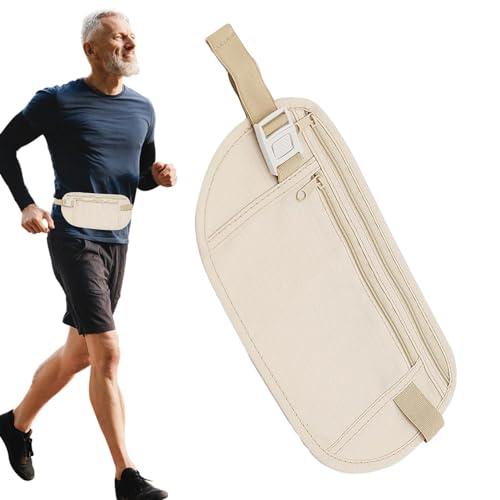 Generic Slim Hüfttasche Laufen,Laufgürteltasche Slim | Ultraleichte Hüfttasche | Bequeme, schlanke Lauf-Hüfttasche, tragbare Übungs-Hüfttasche, atmungsaktive, leichte Gym-Gürteltasche zum Joggen, von Generic