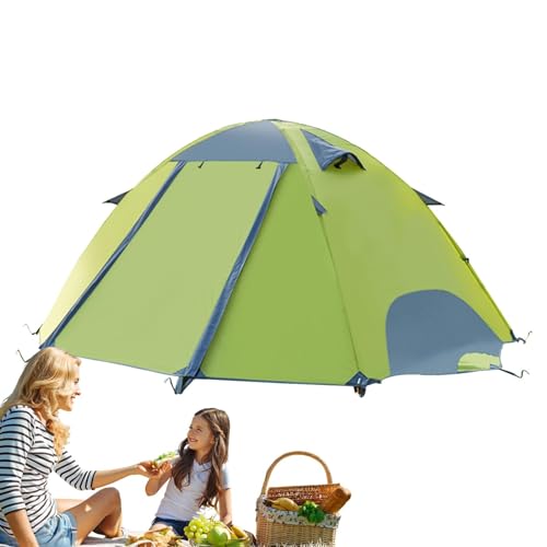 Generic Zwei-Personen-Zelt,2-Personen-Zelt,Wasserdichtes Pop-Up-Zelt, groß, Winddicht - Leichtes Wander- und Rucksackzelt, feinmaschiges, atmungsaktives Campingzelt für jedes Wetter von Generic