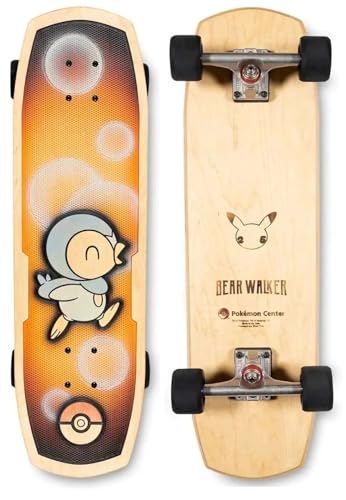 Generisches Skateboard für Pokemon Skateboard Plinfa Deck komplett & Rollen NEU & OVP Bear Walker für Kinder & Jugendliche Komplettboard von Generic