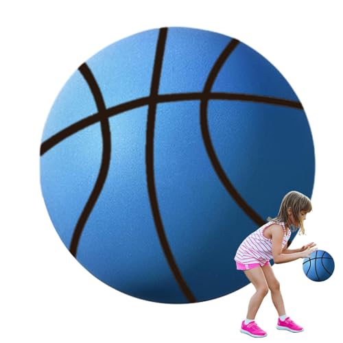 Geräuschloser Basketball – Professioneller Schaumstoff-Basketball | Silent Ball Größe 3/5 - Weicher, schlagfester Airless-Basketball für Basketballliebhaber und Sport-Fitnessgeräte von Generic