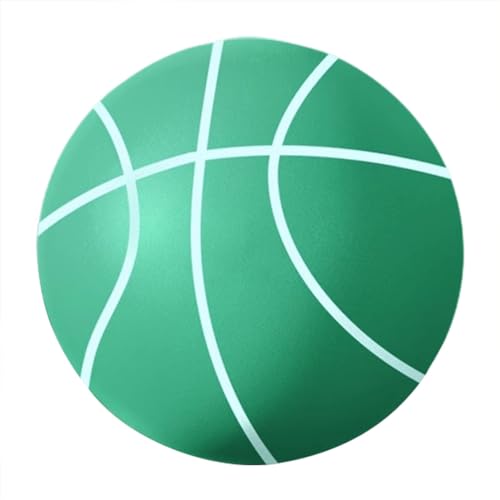 Geräuschloser Basketball – Professioneller Schaumstoff-Basketball | Silent Ball Größe 3/5 - Weicher, schlagfester Airless-Basketball für Basketballliebhaber und Sport-Fitnessgeräte von Generic