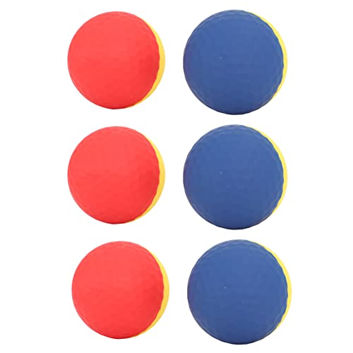 Golfbälle-Set, Langstreckenstabil Fliegende, Hochelastische, Zweifarbige Bälle aus Synthetischem Gummi für Anfänger Zum Üben (Matt) von Generic
