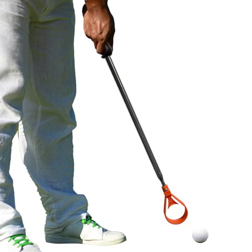 Golfball-Picker, Golfball-Sammler | Teleskopischer Golfballfänger | Tragbarer Golf-Putter-Halter, Golfball-Zubehör für Männer und Frauen von Generic