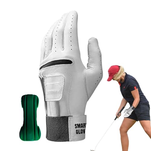Golfhandschuhe zum Training, Golfhandschuhe aus Leder | 2-in-1-Golfhandschuhe für Herren, Golfübungswerkzeug aus rutschfestem Silikon für Golfliebhaber, Berufe und von Generic