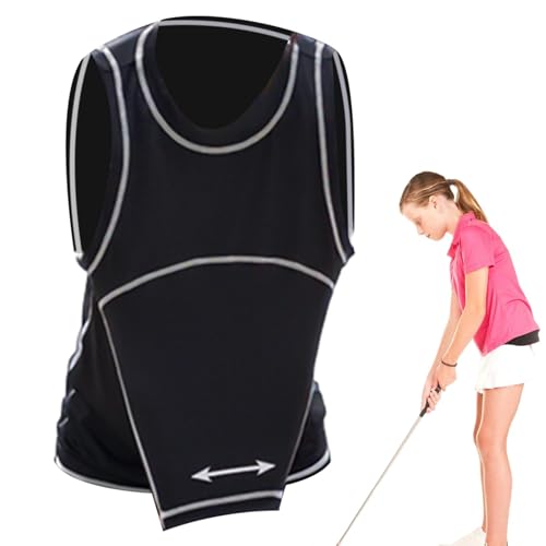 Golfschwung-Shirt – Schwunghilfe-Shirts, Golf-Übungskleidung | Bequemer, atmungsaktiver Golfschwungtrainer, neuartiges Design-Schwungübungsgerät, Golfzubehör-Korrekturshirt für Golfanfänger von Generic