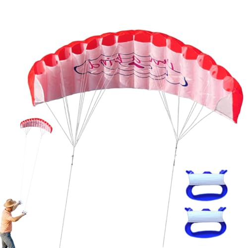 Große Drachen für Erwachsene Giant,Lenkdrachen für Erwachsene | 1,4 m großer, hochfliegender Fallschirmdrachen mit Doppelleinen - Fallschirmdrachen für Flugspaß, Riesendrachen für Erwachsene, Strand, von Generic