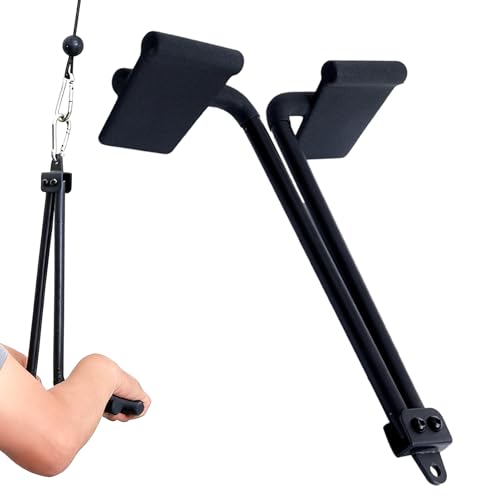 Gym Attachment - Heavy Duty Tricep Cable Attachment, Arm Workout | Exercise Handle for Strength Training, Biceps Curl Extension, Back LAT Pulldown, Shoulder Press Fitness Tool, Durable von Generic