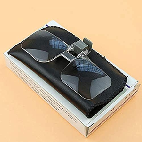 HJMMWT Vergrößerlich, Lupen, tragbare rahmenlose Lupe Foldihand - Clip MagnifyIGlasses präzise Brille Schmuckbewertungsbewertung Reparaturwerkzeug von Generic