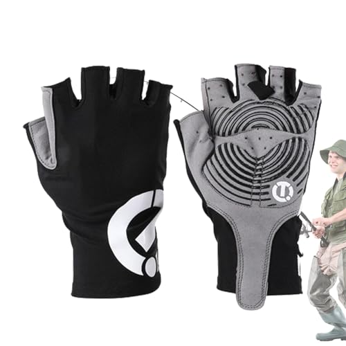 Halbfinger-Handschuhe für Herren, Fahrradhandschuhe für Damen | Atmungsaktive Rennrad-Handschuhe Herren | Anti-Cocooning-Dämpfungs-Mountainbike-Handschuhe. rutschfest, schweißabsorbierend von Generic