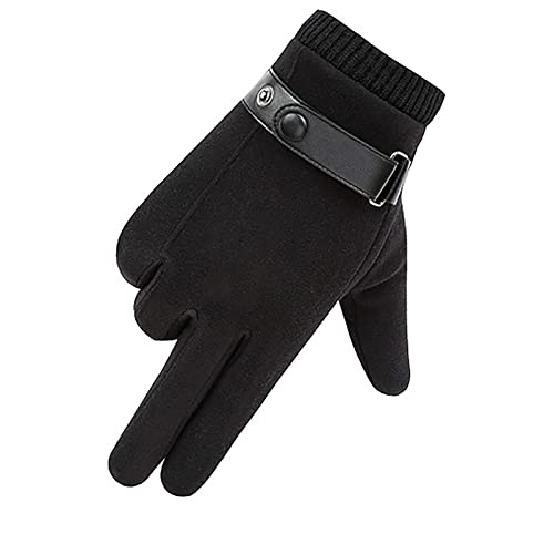 Handschuhe Riemen Tuning Selbstheizende Herren Winter One - Wintersportausrüstung Laufhandschuhe für Herren (Schwarz, Einheitsgröße) von Generic