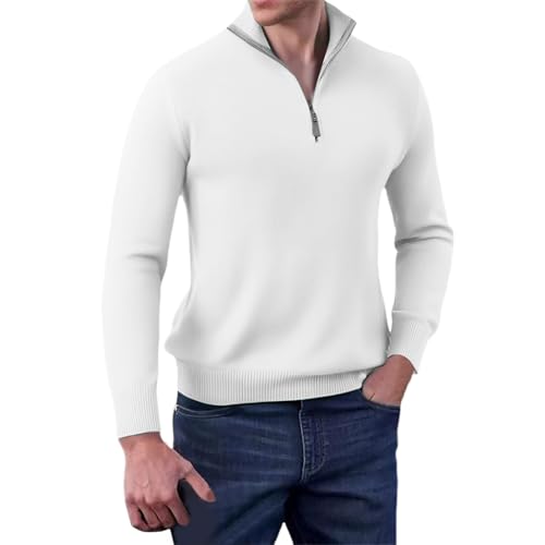 Herren Pullover, Rollkragen Pullover Herren mit Reißverschluss Kragen Solid Grosse Grössen Casual ArbeitsPullover Herren Winter Warm Outdoor Freizeit Einfach Half Zip Fleecepullover Herren Herren Pullover, Rollkragen Pullover Herren mit Reißverschluss Kragen Solid Grosse Grössen Casual ArbeitsPullover Herren Winter Warm Outdoor Freizeit Einfach Half Zip Fleecepullover Herren von Generic